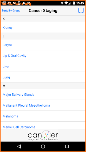 TNM Cancer Staging Calculator screenshot