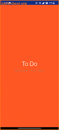 To Do List App screenshot