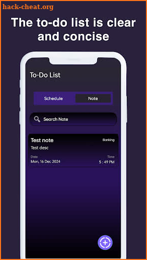 To-Do List - Schedule And Note screenshot