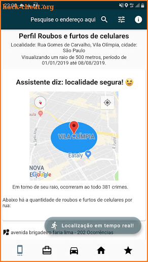 Tô Seguro - Assistente de segurança screenshot