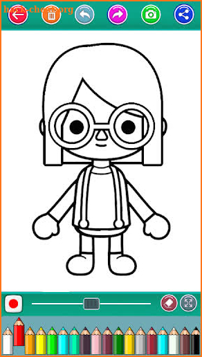 Toca Boca Coloring Game screenshot