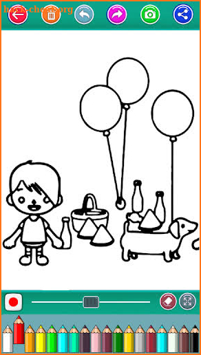 Toca Boca Coloring Game screenshot