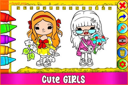 Toca Boca Coloring Pages Life screenshot