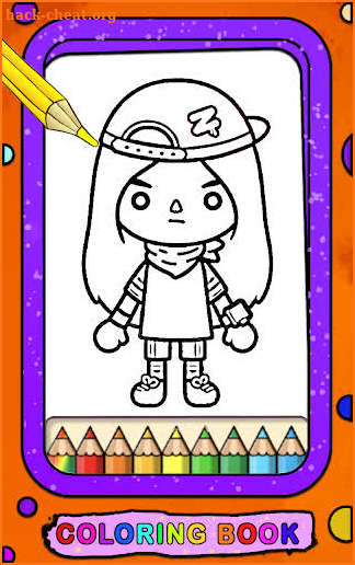 Toca Boca Life coloring word screenshot