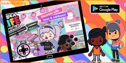 TOCA Boca Rainbow house tips screenshot