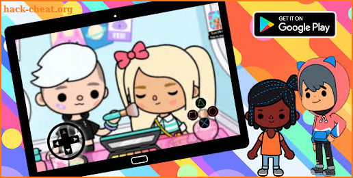 TOCA Boca Rainbow house tips screenshot