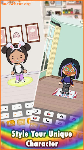 Toca dress up game screenshot