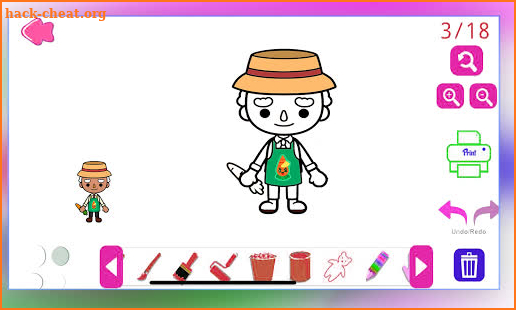 Toca Life Coluring book screenshot