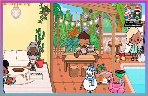 toca life world Christmas special guide screenshot