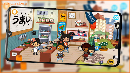 Toca Life World Town walkthrough, and Life City screenshot