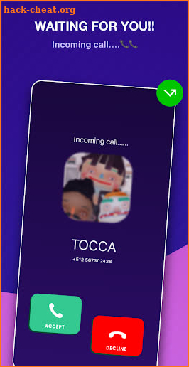 toca life's kitchen talk Video Call + Chat screenshot