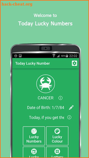 Today Lucky Numbers screenshot