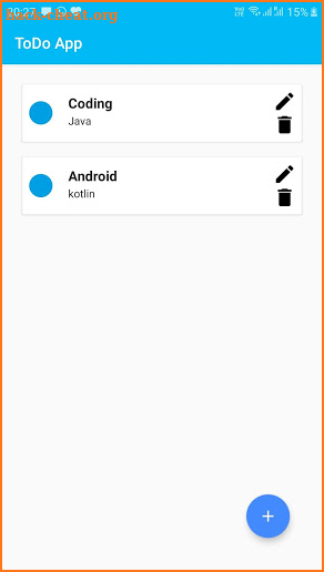 ToDo App screenshot