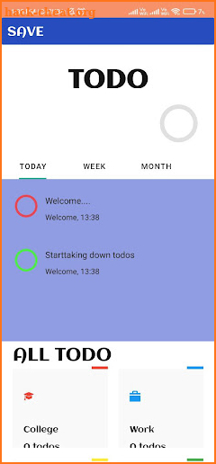 todo app screenshot