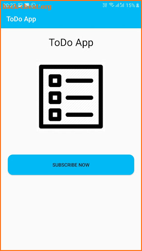 ToDo App screenshot