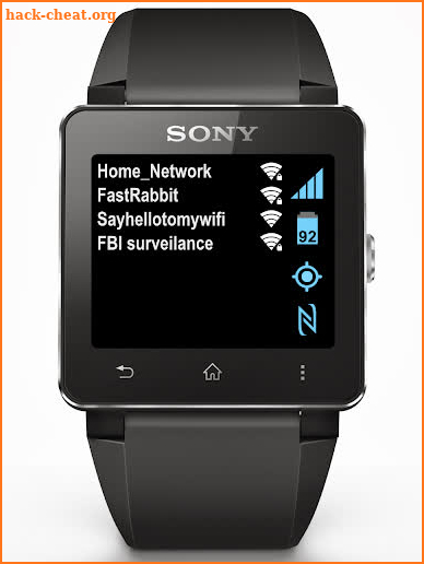 Toggles for SmartWatch screenshot