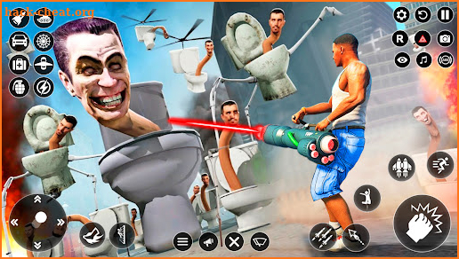 Toilet Attack: Toilet Games 3D screenshot