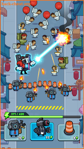 Toilet Fight: Police vs Zombie screenshot