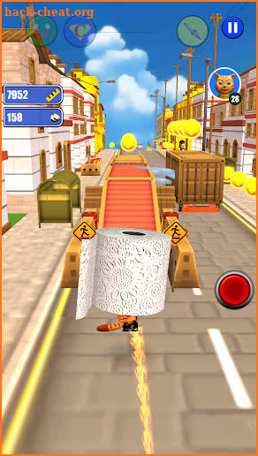 Toilet Paper Cat Run screenshot