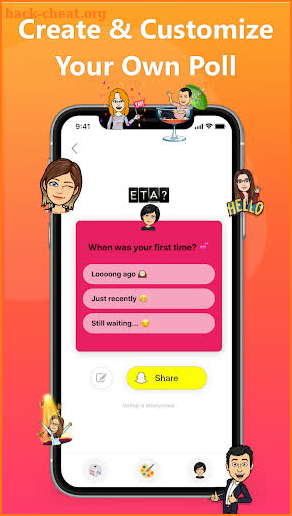 TOKO: Share Snappy Polls! screenshot