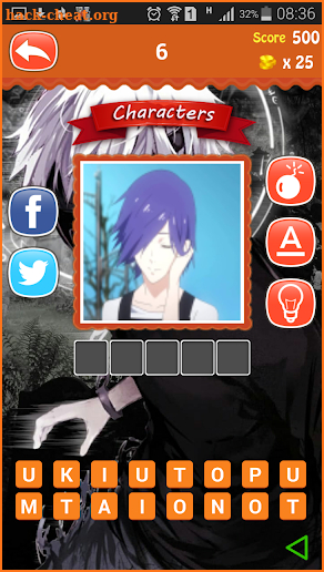 Tokyo Ghoul Quiz screenshot