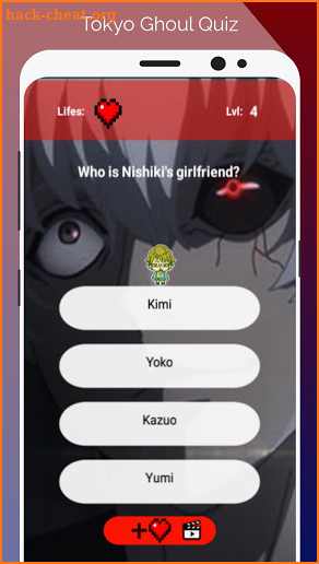 Tokyo Ghoul Quiz 2019 screenshot