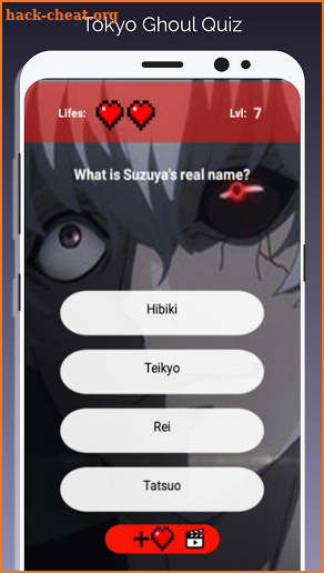 Tokyo Ghoul Quiz 2019 screenshot