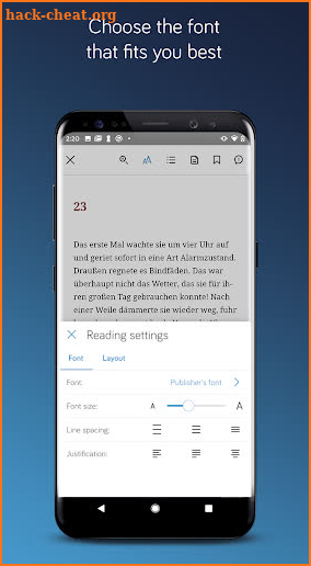 tolino - eBook reader and audiobook player app screenshot