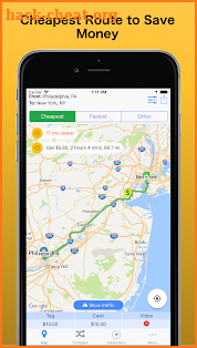 Toll calculator -car truck trailer Free | Tollguru screenshot