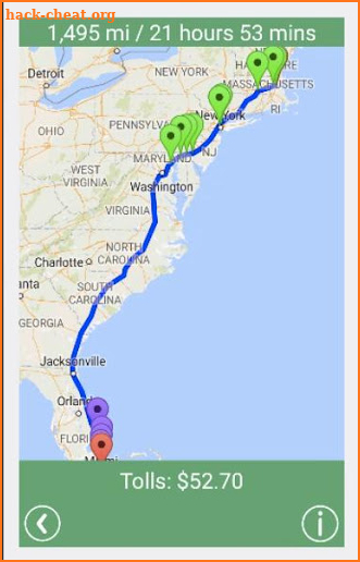 Tollsmart Toll Calculator for US, Canada & Mexico screenshot