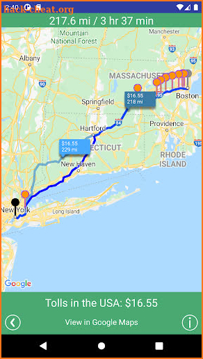 Tollsmart Toll Calculator • North America & Europe screenshot