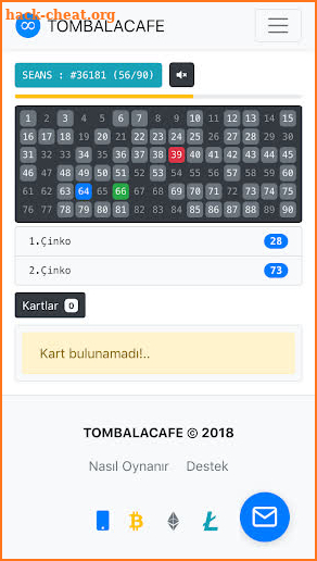 Tombala screenshot