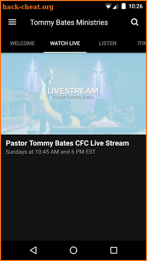 Tommy Bates Ministries screenshot