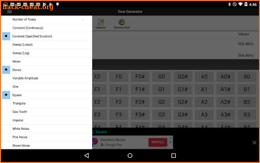 ToneGen Tone Generator Free screenshot