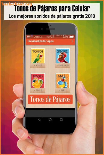 Tonos de pajaros para celular, sonidos de pajaros screenshot