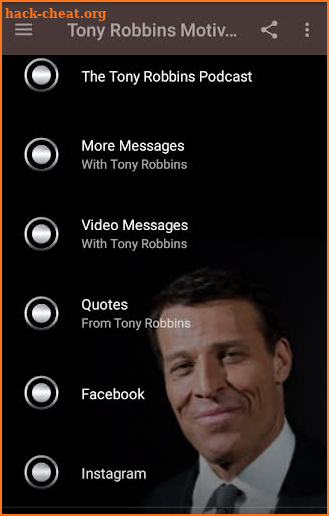 Tony Robbins Motivational App screenshot