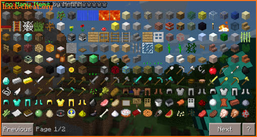 TooManyItems PE screenshot