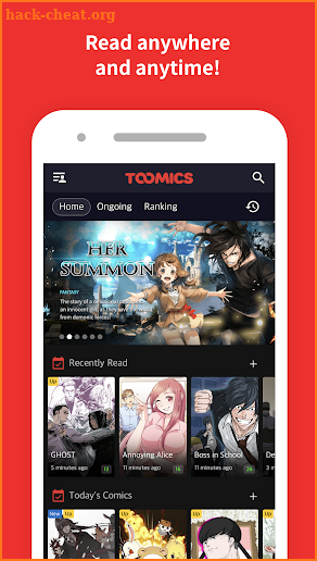 Toomics - Read Comics, Webtoons, Manga for Free screenshot