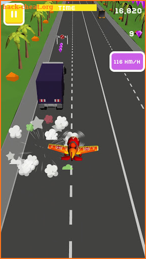 Toon Racer 3D : Highway Traffic Racer 2021 screenshot