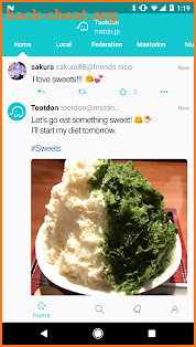 Tootdon for Mastodon screenshot