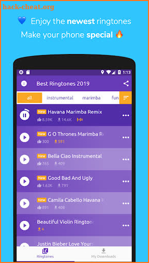 Top 100+ New Ringtones 2019 Free | For Android™ screenshot