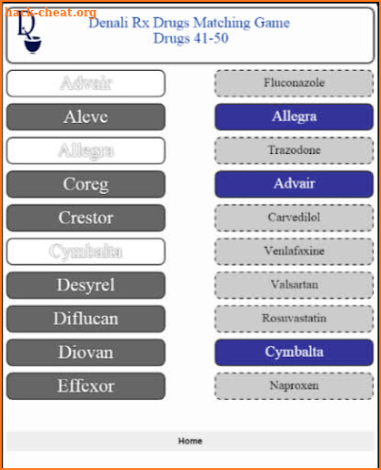 Top 200 Drug Touch Match Game screenshot