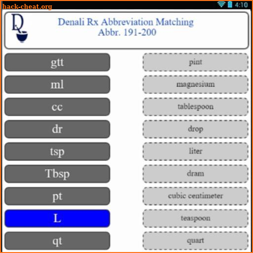 Top 200 Pharmacy Abbreviations screenshot