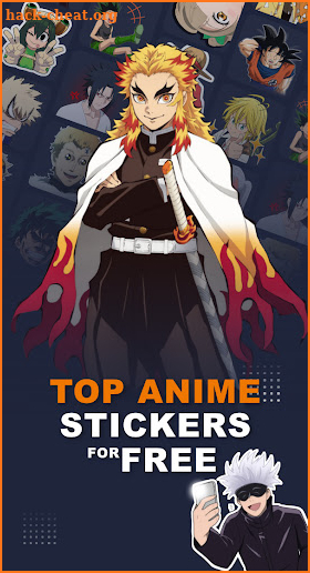 Top Anime Stickers screenshot