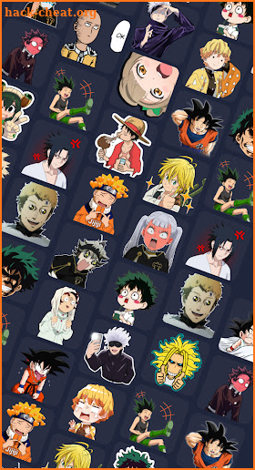 Top Anime Stickers screenshot