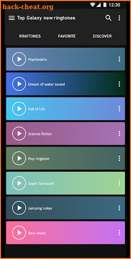 Top Samsung Galaxy  new ringtones screenshot