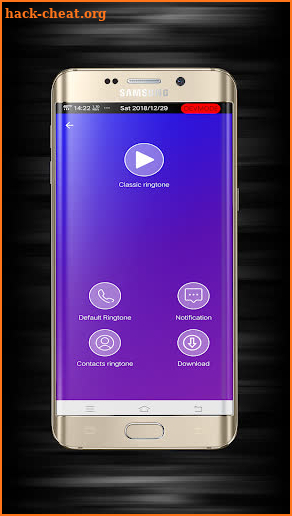 Top Samsung Galaxy S9 S10 ringtones screenshot