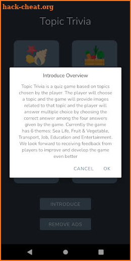 Topic Trivia screenshot