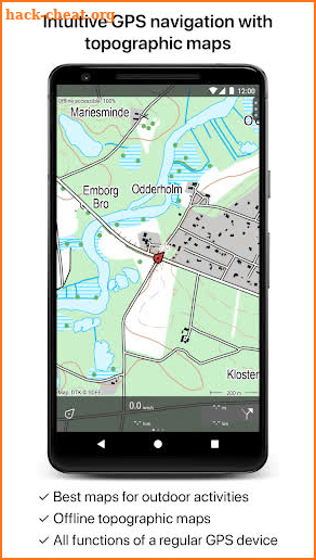 Topo GPS Denmark screenshot