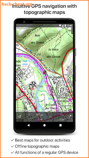 Topo GPS France screenshot